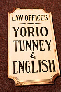 Yorio, Tunney and English